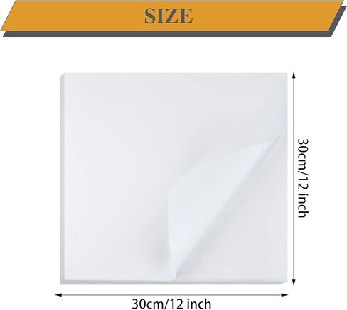 NACHLYNN 70 Pieces Brown Butcher Paper 12 x 12 inch Precut No Wax Butcher Paper Square Meat Sheet Paper Butcher Paper Disposable Butcher Paper Sheets for Wrapping Meat Sublimation Heat Press in Kuwait