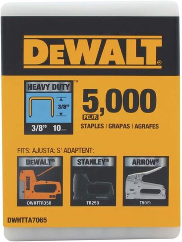 دبابيس ديوالت DWHTTA7065 شديدة التحمل ذات تاج ضيق 3/8 بوصة - 5000 قطعة in Saudi Arabia