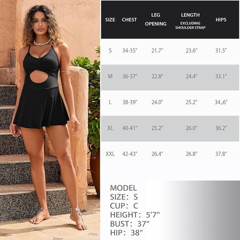 GINKANA Women Maternity Swimsuit One Piece Skirt Cutout Maternity Swimdress Summer Pregnancy Swimming Dress Sunbathing Suits in Saudi Arabia