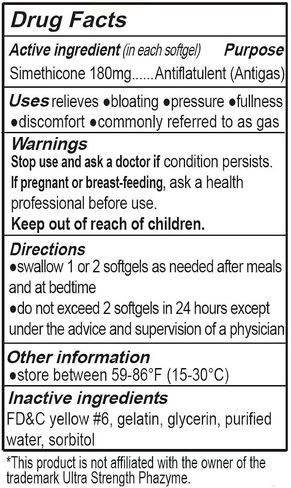 Gas Relief, Maximum Strength Simethicone 250mg, 120 Softgels - Anti Flatulence Relieves Gas Fast, Bloating Aid, Stomach Discomfort, Fullness and Pressure Relief Pills in Kuwait