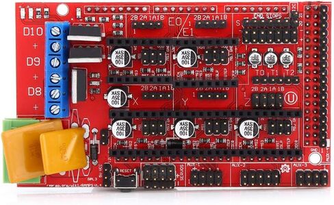 مجموعة الطابعة ثلاثية الأبعاد، وحدة تحكم RAMPS 1.4 للطابعة ثلاثية الأبعاد + MEGA 2560 R3 + A4988 مع مجموعة وصلات كابل USB المبردة، حزمة صغيرة، تكلفة منخفضة in Saudi Arabia