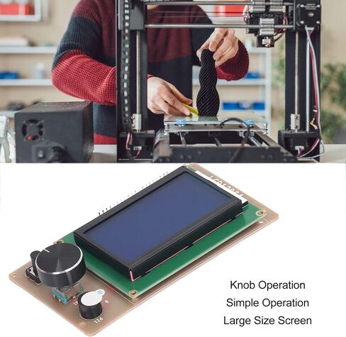 مجموعة أدوات التحكم في الطابعة ثلاثية الأبعاد 12864 شاشة LCD RAMPS1.4 لوحة عرض ذكية للرسومات شاشة بديلة للطابعات ثلاثية الأبعاد مع جهاز تشفير لتعديل المعلمة، واختيار الملف للطباعة in Saudi Arabia