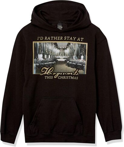 Harry Potter Kids Christmas Stay at Hogwarts Youth Pullover Hoodie in Saudi Arabia
