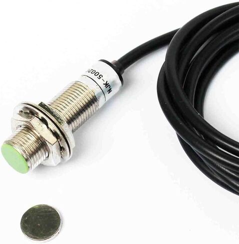 Taidacent 5 قطع M12 مستشعر القرب المغناطيسي هول تأثير القرب التبديل الاستشعار NJK-5002C قاعة القرب المغناطيسي التبديل (NPN مغلق عادة) in Kuwait