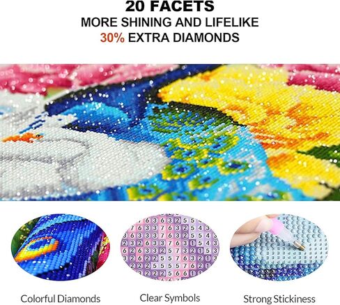 2 Pack 5D Diamond Painting Kits for Adults,Incentive DIY Diamond Painting Art Kits Full Drill Diamond Dots Paintings with Diamonds Gem Art for Crafts Home Decor(12X16 Inch) in Kuwait