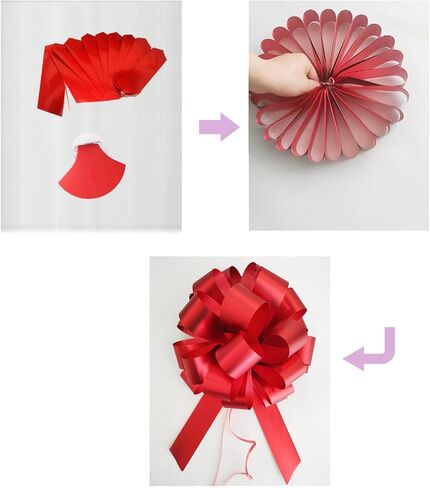 Large Car Bow Big Gift Bow Giant Bow for Car and New Houses,Red,24 inch,1pc in Saudi Arabia