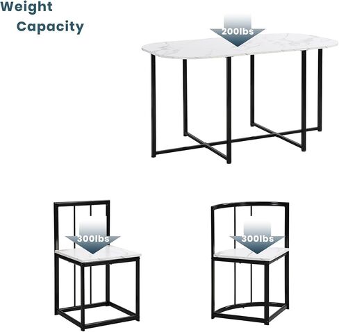 مجموعة طاولة طعام مدمجة تتسع لـ 6 أشخاص، سطح طاولة وكراسي من الرخام الصناعي، ومقاعد على شكل مثلث، ومساند ظهر شبه دائرية، وأثاث مطبخ حديث لزاوية الإفطار مكون من 7 قطع لحجرة طعام صغيرة، ومساحة صغيرة in Kuwait