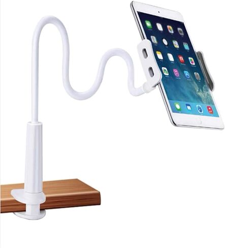 Phone Holder,gooseneck Phone Holder,360° Rotate Support Rod One-Hand Adjustable Cell Phone Holder,for Desk Headboard Nightstand. (Black) in Kuwait