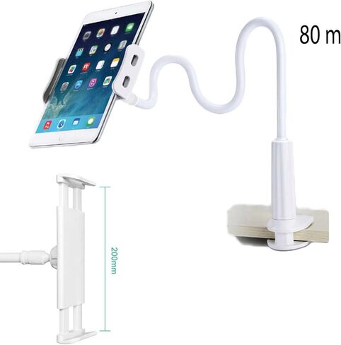 Phone Holder,gooseneck Phone Holder,360° Rotate Support Rod One-Hand Adjustable Cell Phone Holder,for Desk Headboard Nightstand. (Black) in Kuwait