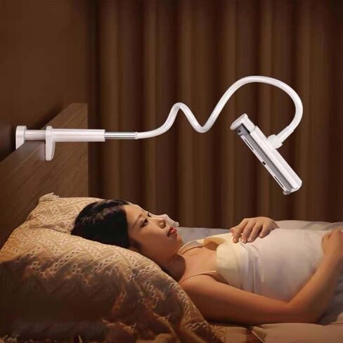 Phone Holder,gooseneck Phone Holder,360° Rotate Support Rod One-Hand Adjustable Cell Phone Holder,for Desk Headboard Nightstand. (Black) in Kuwait