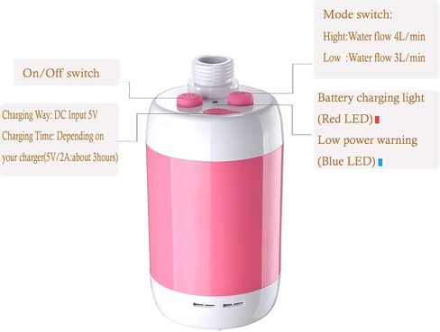 دش محمول للتخييم، دش خارجي، دش كهربائي محمول باليد in Kuwait
