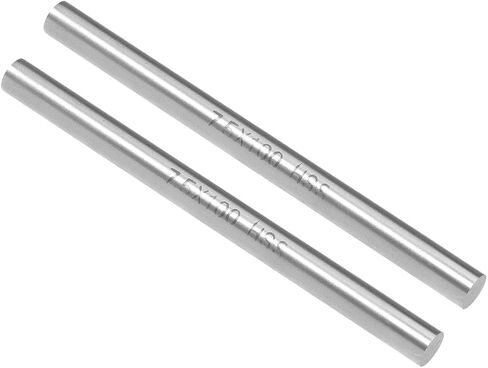 uxcell 2pcs Round Steel Metal Rods, 7.5mm x 100mm High Speed Steel (HSS) Lathe Bar Stock Tool, for Shaft Gear Drill Lathes Boring Machine Turning Miniature DIY Craft, 2pcs in Saudi Arabia