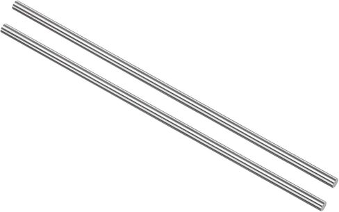 uxcell 2pcs Round Steel Metal Rods, 7.5mm x 100mm High Speed Steel (HSS) Lathe Bar Stock Tool, for Shaft Gear Drill Lathes Boring Machine Turning Miniature DIY Craft, 2pcs in Saudi Arabia