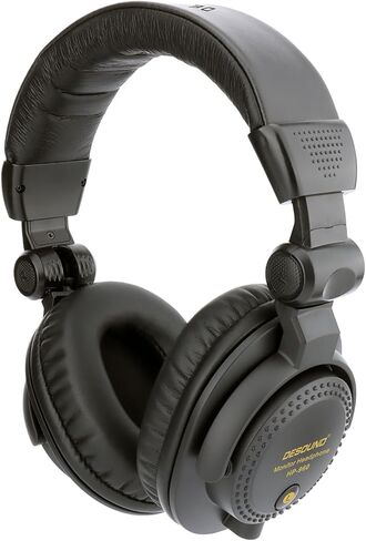 سماعات رأس Studio Monitor وسماعات رأس ستيريو DJ مع مشغلات نيوديميوم 50 مم ومقبس 3.5 مم إلى 6.35 مم لتسجيل الكمبيوتر والبودكاست ولوحة المفاتيح والجيتار والكمبيوتر المحمول in Kuwait