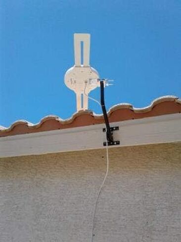 Lava Omnipro HD-8008 Omni-Directional HDTV Antenna 360 Degree - Attic or Roof Mount TV Antenna for Clear Reception, 4K 1080P (HD-8008_FBA) in Kuwait