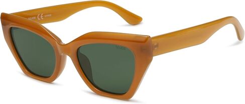 SOJOS Square Cat Eye Polarized Sunglasses for Women Retro Classic Vintage Trendy Cateye Shades Sunnies Gafas de sole SJ2235 in Saudi Arabia