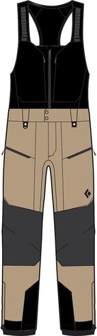 BLACK DIAMOND Equipment Men's Recon Stretch Pro Bibs - Tundra - Large in Saudi Arabia
