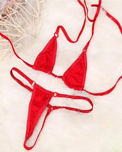 Micro Bikini Extreme Slutty Sheer Transparent Thong Bikini Set for Women Sexy Mini String Tiny Bathing Suit Swimsuits in Saudi Arabia