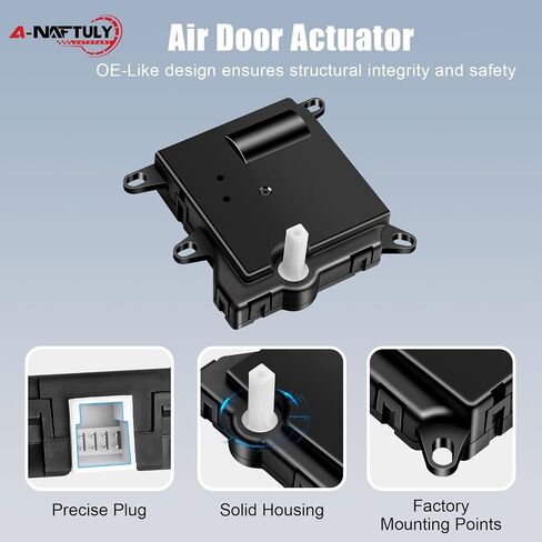 HVAC Blend Door Actuator Fits for 2002-2004 Ford Expedition, 1995-2011 Ranger, 1995-2002 Explorer, Lincoln Navigator, Mercury Mountaineer, Heater Air Door Actuator Motor, Replace# 604-202, F5TZ19E616A in Saudi Arabia