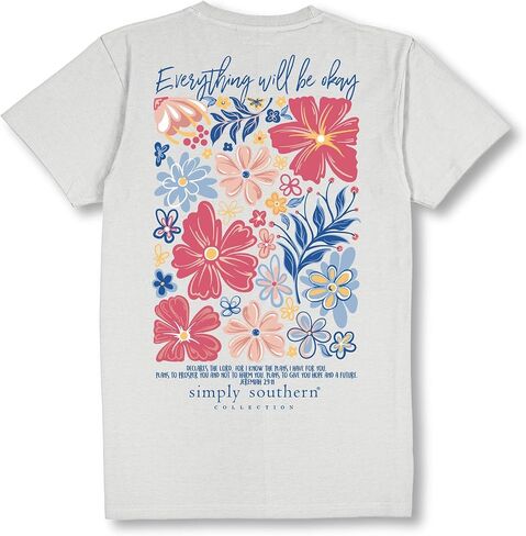 Simply Southern Everything Will Be Okay - Youth T-Shirt in Saudi Arabia