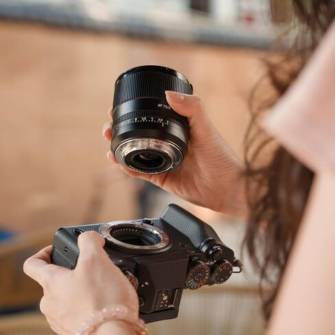 TTArtisan 56 مللي متر F1.8 X-Mount APS-C عدسة رئيسية للتركيز التلقائي لكاميرات Fujifilm Fuji X-Mount X-A1 X-A10 X-A3 X-A5 X-A7 X-M1 X-H1 X-H2 X-H2S X- T1 X-T10 X-T100 X-T2 X-T20 X-T200 X-T3 X-T30 X-T30II X-T4 X-T5 in Saudi Arabia