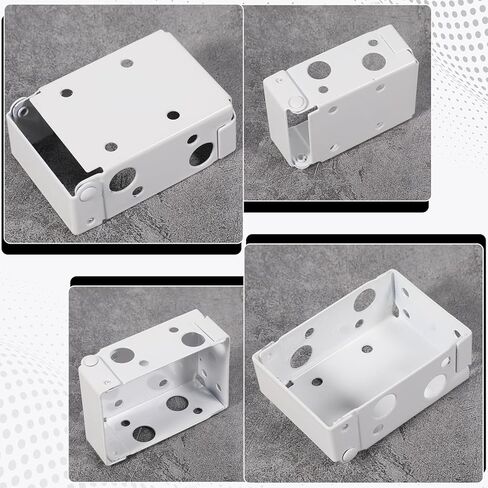 2Pcs Box Mounting Bracket Mini Blind Brackets for 1-1/2" Blinds Window Blinds Headrail Holder Bracket (White) in Kuwait