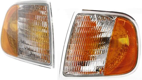 Garage-Pro Corner Light SET Compatible with Ford F-250 1997-1999, Expedition 1997-2002, F-150 1997-2003 Driver and Passenger Side Halogen, For Models With Production Date From July 1996 in Saudi Arabia