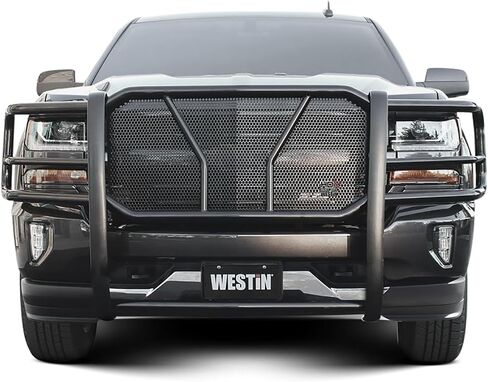 Westin 57-1175 HDX قطعة واحدة من واقي الشبكة يناسب 2003-2007 سيلفرادو كلاسيك 1500 (2007 كلاسيكي فقط) in Kuwait
