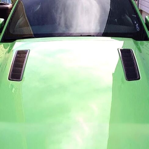 Self-Adhesive, 2 PCS Black Car Air Flow Intake Cover Hoods Vents Bonnet Cover, Compatible with Most Vehicles in Saudi Arabia
