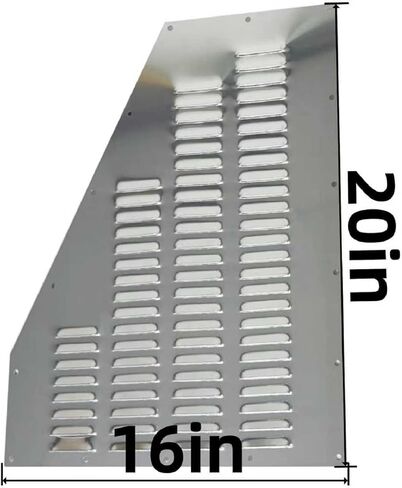 A Pair of Aluminum Hood Louver Vent Panel Cooling Kit Replacement for Jeep Cherokee XJ 1984-2001 Replacement for Comanche 1986-1992 Left Right Black in Kuwait