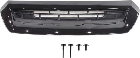Gloss Hood Air Vent Compatible with 2017-2019 GMC Sierra 2500 HD/3500 HD (6.0L/6.6L) – Direct OEM#84240941-Black in Saudi Arabia