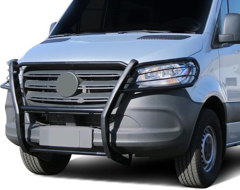 وحدة حماية من الصدمات لفرشاة شبكة الحصان الأسود باللون الأسود متوافقة مع 19-25-Benz Sprinter 1500/2500/3500/3500XD/4500|19-25 Freightliner Sprinter 1500/2500/3500/3500XD/4500-17D503MA in Kuwait