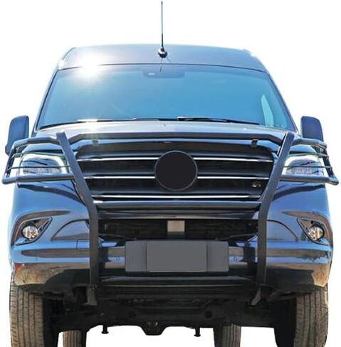 وحدة حماية من الصدمات لفرشاة شبكة الحصان الأسود باللون الأسود متوافقة مع 19-25-Benz Sprinter 1500/2500/3500/3500XD/4500|19-25 Freightliner Sprinter 1500/2500/3500/3500XD/4500-17D503MA in Kuwait
