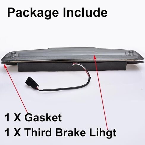 LED ضوء الفرامل الثالث الثالث ارتفاع جبل وقف الضوء الذيل الخلفي مركز الكابينة سقف الذيل مصباح البضائع متوافق مع 2007-2013 تشيفي سيلفرادو جي إم سي سييرا 1500 2500 in Kuwait