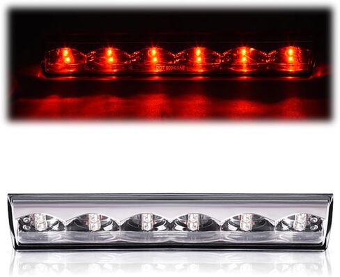 غطاء شاحنة جديد من GRAND ORANGE، متوافق مع Topper، Leer، ARE، CENTURY عدسة شفافة ضوء الفرامل الثالث (LED) # ATLED36R01R in Saudi Arabia