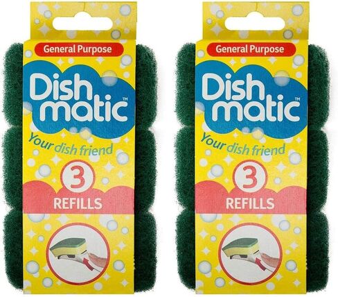 6X Dishmatic Refill Sponges from Caraselle in Saudi Arabia