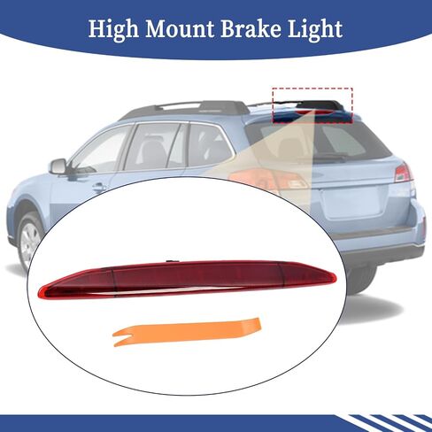84701AJ01A High Mount Brake Light Compatible with Subaru Outback 2010 2011 2012 2013 2014, LED 3rd Brake Light, Red in Saudi Arabia