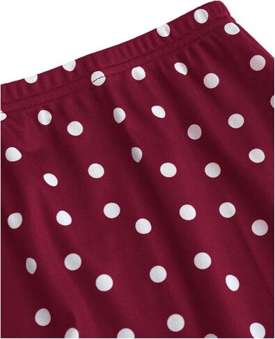 Verdusa Women's Y2K Vintage Polka Dots Mini Virts Mesh A Line Short Skirt in Kuwait