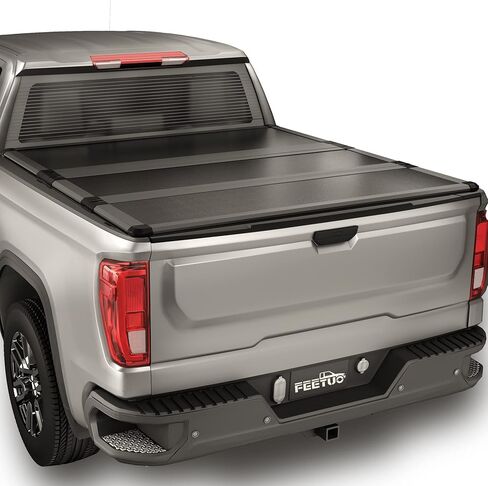 Hard Tri Fold Tonneau Cover Truck Bed for Compatible with 2007-2025 Chevy Silverado/GMC Sierra 1500 5.8FT/69.3inch Not for CarbonPro Bed in Kuwait