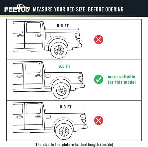 Hard Tri Fold Tonneau Cover Truck Bed for Compatible with 2007-2025 Chevy Silverado/GMC Sierra 1500 5.8FT/69.3inch Not for CarbonPro Bed in Kuwait