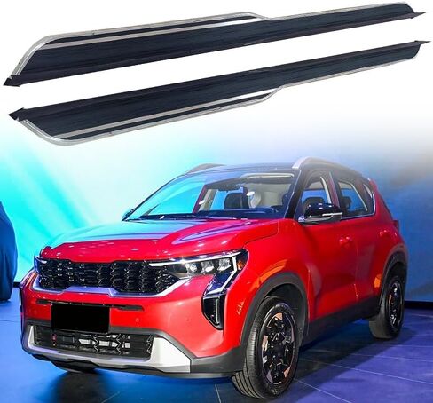 Running Boards Side Steps Pedals Nerf Protector Bar fits for Kia Sonet 2020-2025 in Saudi Arabia
