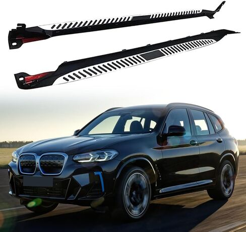 2PCS Running Boards Side Steps Pedal Steps Nerf Bar Accessories Fits for BMW IX3 G08 2020-2025 in Saudi Arabia