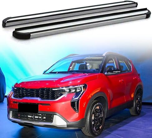 Running Boards Side Steps Pedals Nerf Protector Bar fits for Kia Sonet 2020-2025 in Saudi Arabia