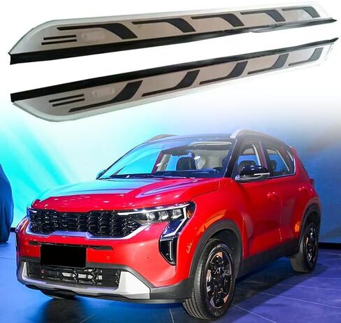Running Boards Side Steps Pedals Nerf Protector Bar fits for Kia Sonet 2020-2025 in Saudi Arabia