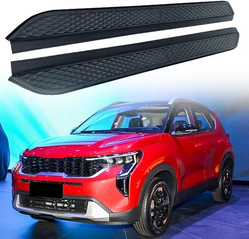 لوحات الجري بدواسات الخطوات الجانبية Nerf Protector Bar يناسب Kia Sonet 2020-2025 in Saudi Arabia