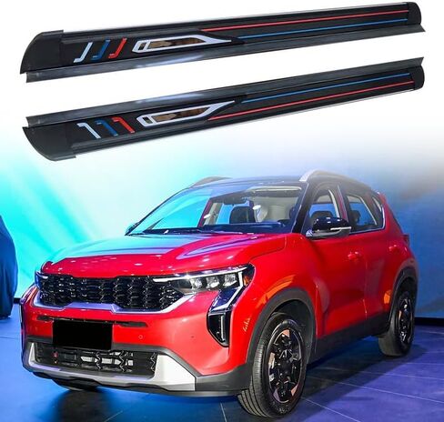 Running Boards Side Steps Pedals Nerf Protector Bar fits for Kia Sonet 2020-2025 in Saudi Arabia
