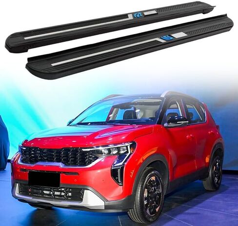 Running Boards Side Steps Pedals Nerf Protector Bar fits for Kia Sonet 2020-2025 in Saudi Arabia