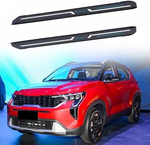 لوحات الجري بدواسات الخطوات الجانبية Nerf Protector Bar يناسب Kia Sonet 2020-2025 in Saudi Arabia