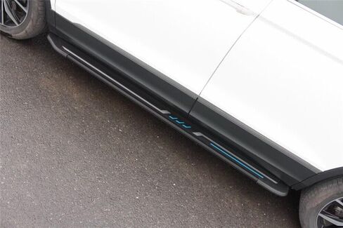 لوحات الجري بدواسات الخطوات الجانبية Nerf Protector Bar يناسب Kia Sonet 2020-2025 in Saudi Arabia