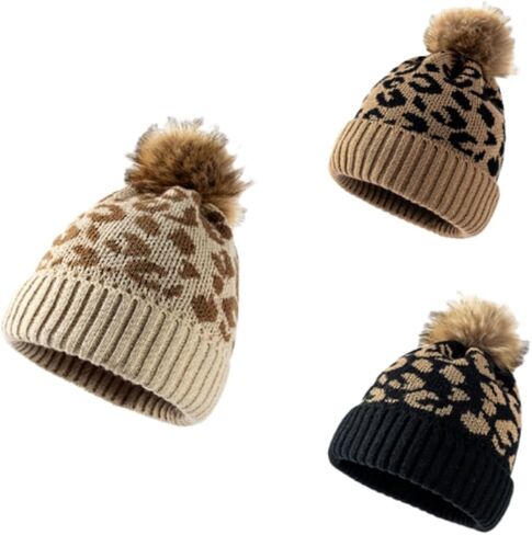 قبعة صغيرة متماسكة للنساء والرجال، قبعة شتوية دافئة على شكل نمر مع قبعة من الفرو الصناعي السميك الناعم المترهل على شكل جمجمة الثلج in Kuwait